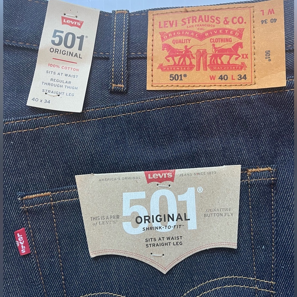 New Levi’s 501 original W40 x 34
